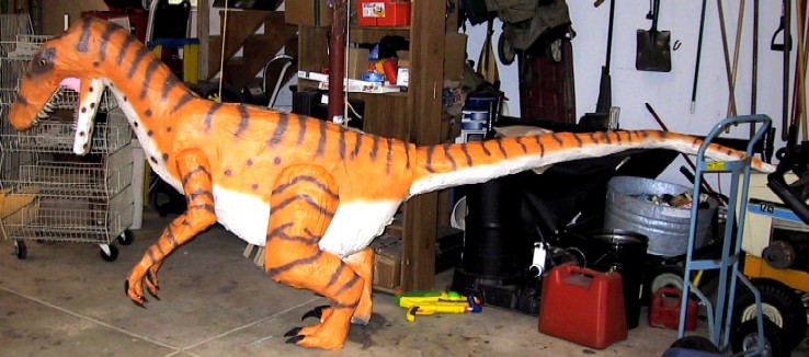 The Finished Velociraptor Prop 2004