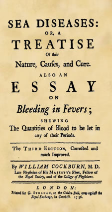Sea Diseases Title Page by William Cockburn