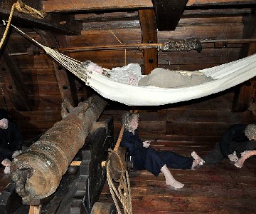 Hammock Display Aboard Kronan