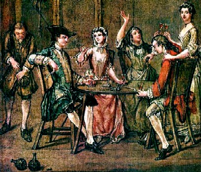 People Drinking in the 18th c.