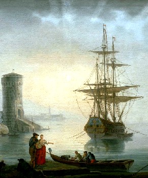 Ship in Medeterranean Port