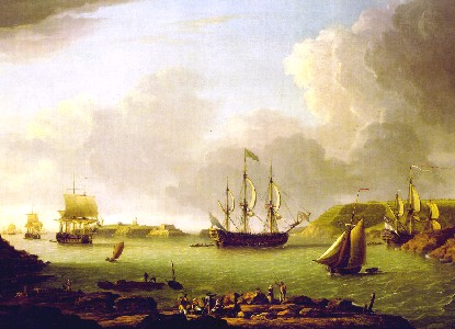 Return of a Fleet to Plymouth Harbor