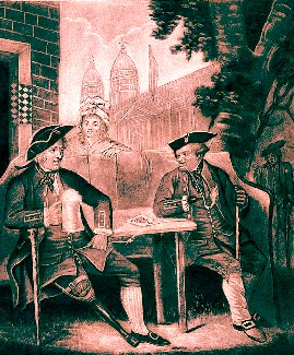 Two Greenwich Pensioners at a Tavern