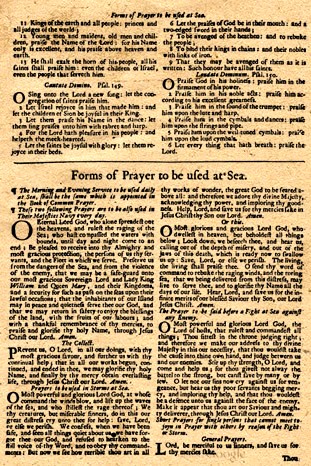 Book of Common Prayer Title Page