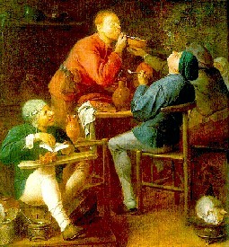 Men Smoking in a Tavern
