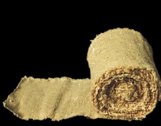 A mummy's roller bandage