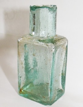 Pale Green Glass Bottle