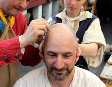 Mission Shaving Bryan's Head