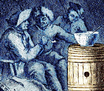 Pirates Smoking and Drinking