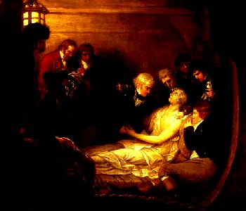 Death of Lord Nelson in the Cockpit