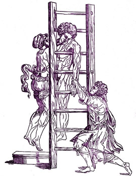 Reducing a Shoulder on a Ladder
