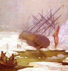 Ship in Polar Sea