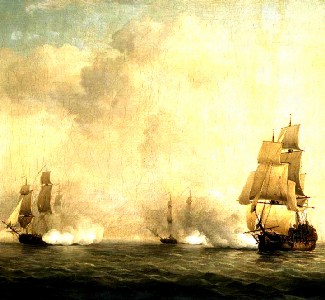 Capture of a French ship